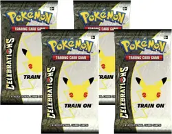 Pokemon TCG: 25th Anniversary Celebrations Booster Pack Lot - 12 Packs - Image 1