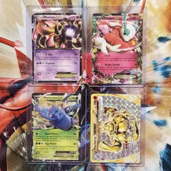 Mewtwo EX + Florges EX + Heracross EX + Machamp Break - Pokemon Cards - Lot #199 - Image 1