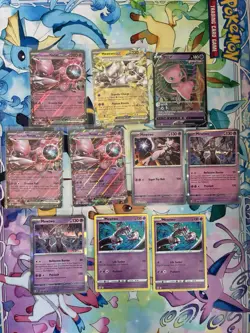 10x LOT Mewtwo Pokemon TCG Team Rocket's EX Scarlet & Violet Cards 081 058 - Image 1