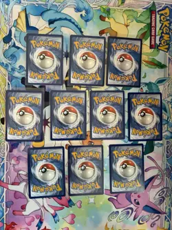 10x LOT Mewtwo Pokemon TCG Team Rocket's EX Scarlet & Violet Cards 081 058 - Image 2
