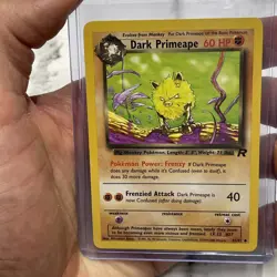 Pokemon TCG - Dark Primeape 43/82 Team Rocket Regular Unlimited NM Uncommon WOTC - Image 1