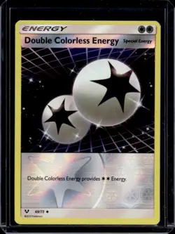 2017 Pokemon Shining Legends Double Colorless Energy Reverse Holo #69/73 - Image 1