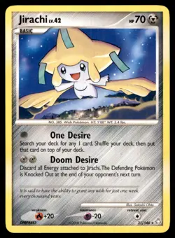 2008 Diamond & Pearl - Legends Awakened Jirachi Basic/Rare #31 - Image 1
