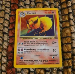 Flareon 3/64 Holo Rare - Pokemon Jungle - Image 1