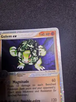 Golem ex 91/97 Dragon Holo Rare Pokemon TCG Nintendo vintage e-reader MP+ - Image 2