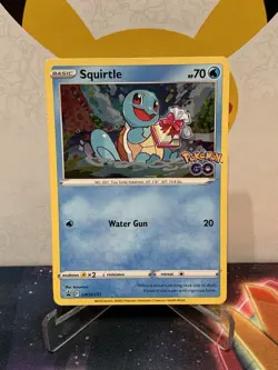 Pokemon Squirtle SWSH233 Promo Cosmo Holo | Pokemon Go LP - Image 1