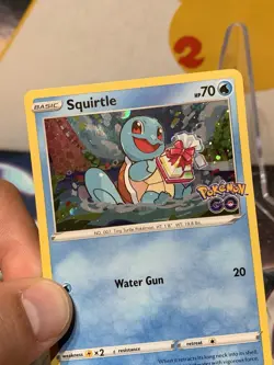 Pokemon Squirtle SWSH233 Promo Cosmo Holo | Pokemon Go LP - Image 2