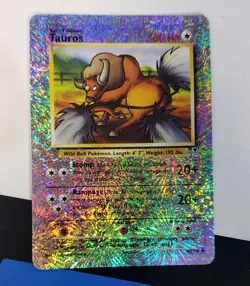 Pokemon 2002 Legendary Collection Tauros #65/110 Reverse Holo TCG MORE AUCTIONS - Image 1