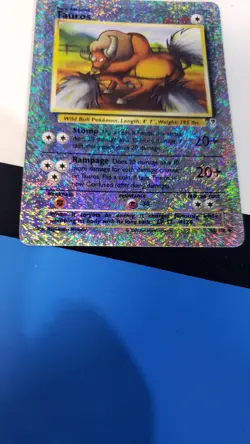 Pokemon 2002 Legendary Collection Tauros #65/110 Reverse Holo TCG MORE AUCTIONS - Image 2