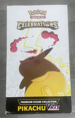 OPENED READ** - Pokemon TCG Celebrations Premium Figure Collection Pikachu Vmax 820650809408 - Image 2