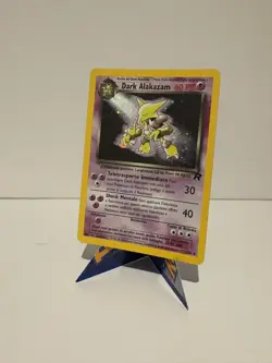 Dark Alakazam 1/82 Holo Rare Unlimited Team Rocket Pokemon LP Italian - Image 1