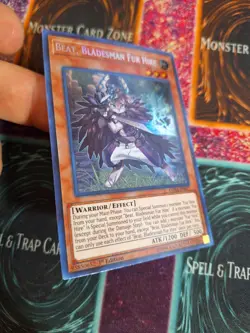 Yu-Gi-Oh! Beat, Bladesman Fur Hire DASA-EN017 Secret Rare 1st Edition Near Mint - Image 2