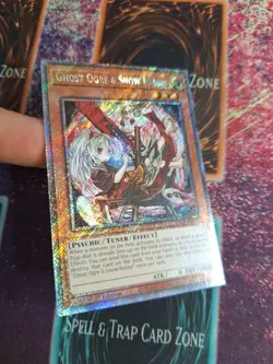 Yu-Gi-Oh! Ghost Ogre & Snow Rabbit RA02-EN009 Platinum Secret 1st Edition NM - Image 2