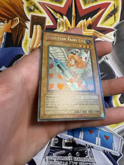 Yugioh Injection Fairy Lily LOD-100 1st Edition Near Mint FADED - Image 3