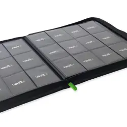 Vault X Signature Black 12-Pocket XL Exo-Tec Zip Binder - 624 Cards - New - Image 2