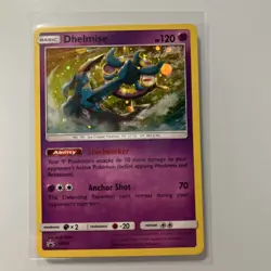 Dhelmise SM53 Holo Rare Pokemon TCG Card 2017 NM Condition - Image 1