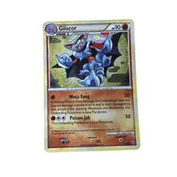 Gliscor Pokemon Card 49/90 HeartGold SoulSilver Undaunted TCG MP/LP - Image 1