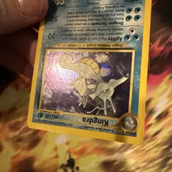 Kingdra 8/111 LP Holo Rare Neo Genesis Unlimited Edition Pokemon Card WOTC - Image 2