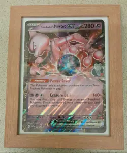 Pokemon Team Rockets Mewtwo Ex 205 Promo Jumbo Card Destined Rivals in frame - Image 1