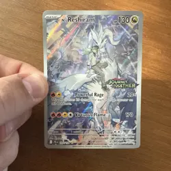 N's Reshiram 167/159 Stamped Promo Journey Together Pokemon Card - Image 1