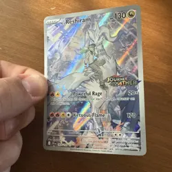 N's Reshiram 167/159 Stamped Promo Journey Together Pokemon Card - Image 2
