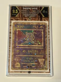 Ancient Mew Movie 2000 Promo Pokemon Card. Graded 9.5 - Image 1