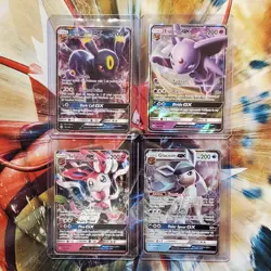 Umbreon GX + Espeon GX + Sylveon GX + Glaceon GX - Pokemon Cards - Lot #205 - Image 1