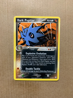 Dark Pupitar 40/109 EX Team Rocket Returns - Uncommon Pokemon Card - NM/Mint - Image 1