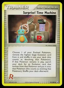 Pokemon Card - Surprise! Time Machine Team Rocket Returns 91/109 - Image 1