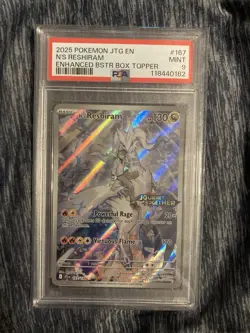 Pokemon TCG N's Reshiram Stamped Promo Holo Card 167/159 SV09 Journey Together - Image 1