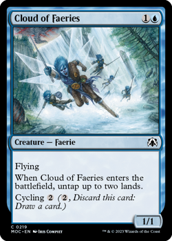 Cloud of Faeries [March of the Machine Commander] Magic MTG - Image 1