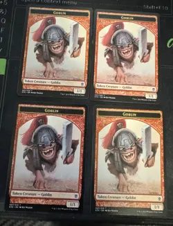 Goblin Token 007 X4 Khans of Tarkir Magic the Gathering MTG - Image 1
