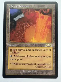 City of Traitors｜Exodus MTG Magic the Gathering Land English - Image 1