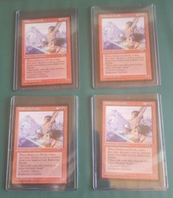 4 BALDUVIAN HORDE Alliances MTG Magic the Gathering NEVER PLAYED vintage RARE - Image 1
