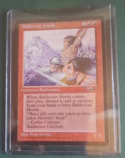 4 BALDUVIAN HORDE Alliances MTG Magic the Gathering NEVER PLAYED vintage RARE - Image 3