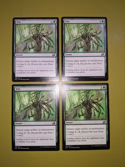 Wilt x4 Ikoria: Lair of Behemoths 4x Playset Magic the Gathering MTG - Image 1