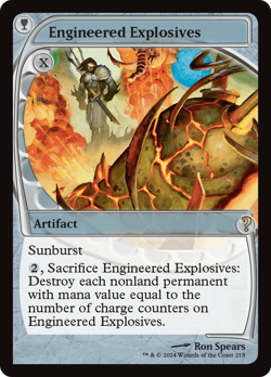 Engineered Explosives (Future Sight) #218 | NM | Mystery Booster 2 Magic MTG - Image 1
