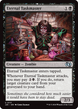 Eternal Taskmaster #117 | Near Mint | Foundations Jumpstart Magic MTG - Image 1
