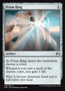 MTG Prism Ring - Foil, Magic Origins, Moderately Played, English - Image 1