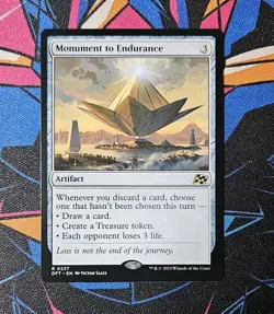 Monument to Endurance NM Regular MTG Aetherdrift DFT Unplayed Magic Gathering - Image 1