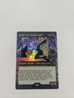 Black Cat, Cunning Thief (Borderless) Marvel's Spider-Man Foil - Image 1