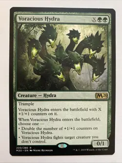 1x Voracious Hydra - NM M20 Core Set 2020 MTG Magic the Gathering - Image 1