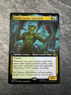 Jackal, Genius Geneticist (Extended Art) Marvel's Spider-Man Regular NM - MTG - Image 1