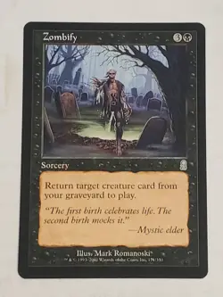 MTG Zombify (Odyssey/Black/U) - BGM - Image 1