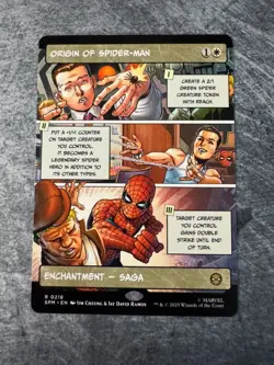 Origin of Spider-Man (Borderless) Marvel's Spider-Man Regular NM - MTG - Image 1