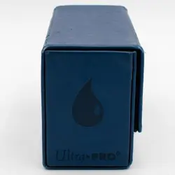 Ultra PRO MTG Deck Box Blue Water Mana Symbol Leatherette Case Dual Compartment - Image 3