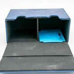 Ultra PRO MTG Deck Box Blue Water Mana Symbol Leatherette Case Dual Compartment - Image 4