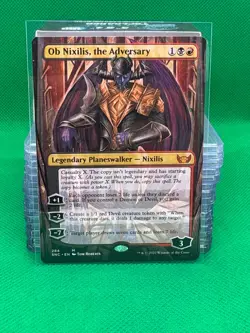 Ob Nixilis, the Adversary (Borderless) [Streets of New Capenna] MTG - Image 1