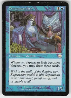 MTG Saprazzan Heir R Mercadian Masques 99 MP - Image 1