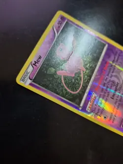 Mew - 29/124 [XY - Fates Collide] Pokemon TCH - REVERSE HOLO RARE - DMG/Crease - Image 4